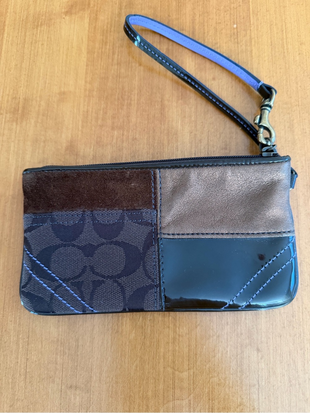 COACH Patchwork Wristlet - Picture 4 of 12